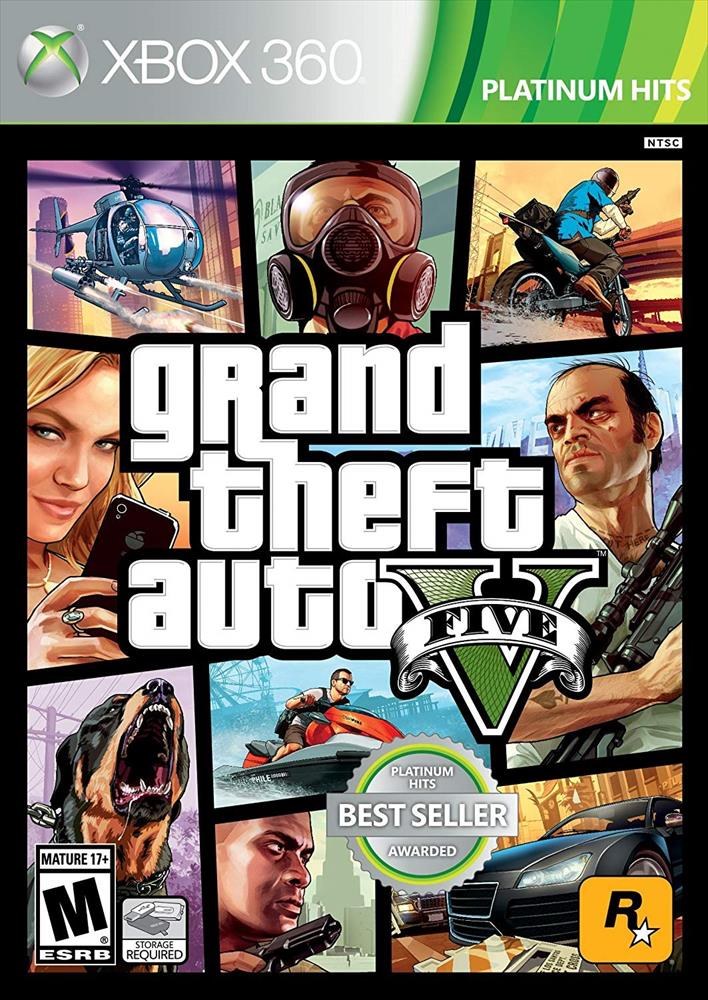 CD XBOX 360 GTA V FIVE