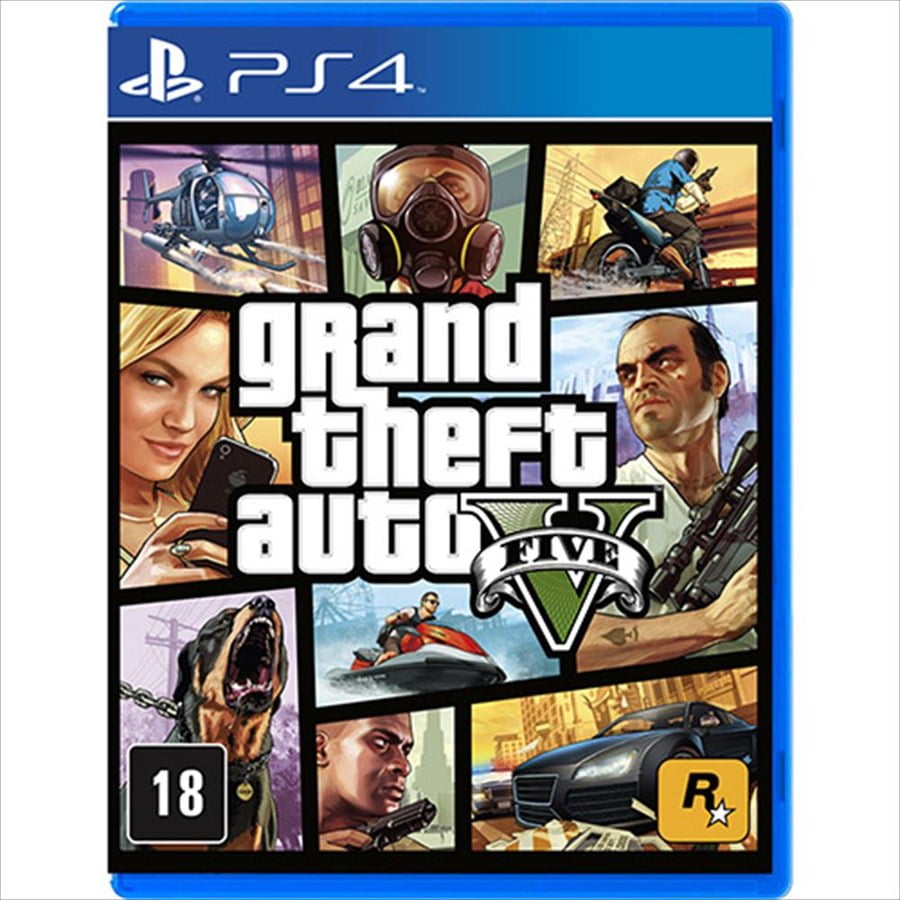 Jogo GTA V Premium Online Edition PS4 - Rock Star - Outros Games
