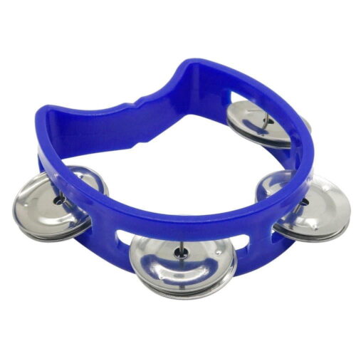 PANDEIRO MEIA LUA INFANTIL LIVERPOOL 4" AZUL